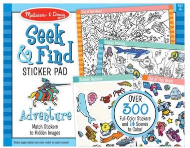 MELISSA AND DOUG SEEK AND FIND - MELISSA AND DOUG SEEK AND FIND STICKER PAD