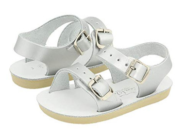 Sea Wee Sun San Sandals Silver Size 4 Baby Shoe