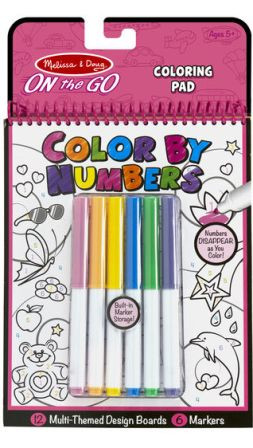 COLOR BY NUMBERS - PINK MELIS - COLOR BY NUMBERS - PINK  MELISSA and  DOUG