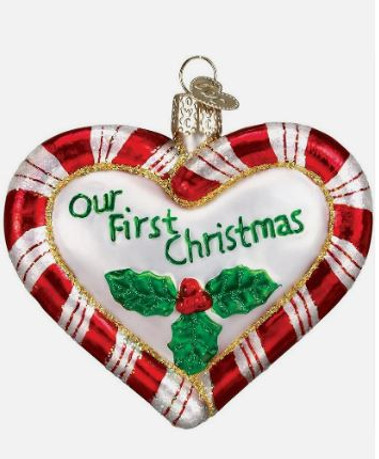 Peppermint Heart Old World Christmas