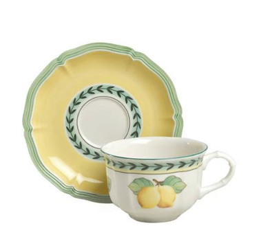 French Garden Fleurence Villeroy And Boch Cup And Saucer