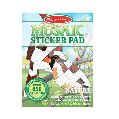 MELISSA AND DOUG MOSAIC STICKE - MELISSA AND DOUG MOSAIC STICKER PAD NATURE