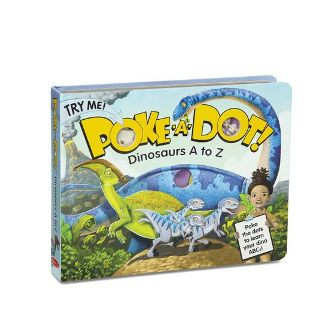 MELISSA AND DOUG POKE-A-DOT - - MELISSA AND DOUG POKE-A-DOT - DINOSAURS A TO Z BOARD BOOK