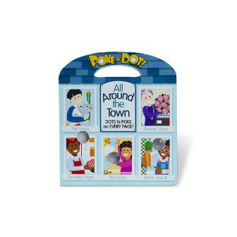 MELISSA AND DOUG POKE-A-DOT A - MELISSA AND DOUG POKE-A-DOT  ALL AROUND OUR TOWN