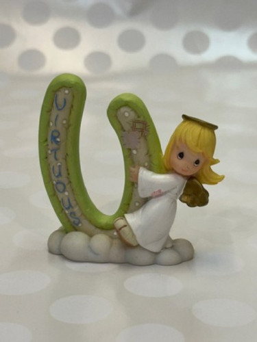 Alphabet V - Alphabet  Precious Moments