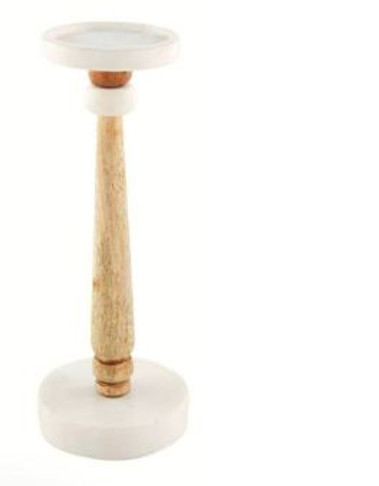 Mud Pie Med Skinny Marble Candle Stick