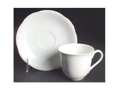 Arco Weis White Villeroy And Cup And Saucer