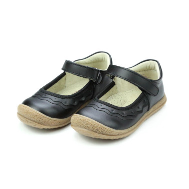 Paige Ruffle Mary Lane Black Size 11 Children LAmour Shoes