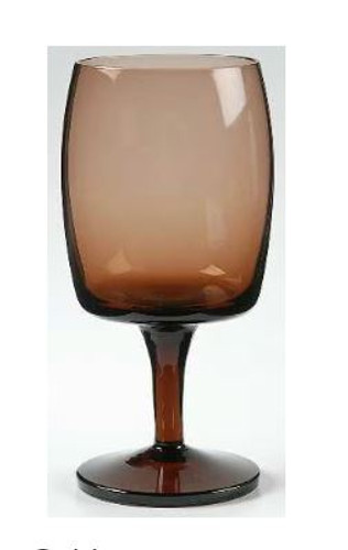 Images Brown Gorham Water Goblet