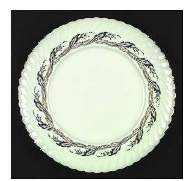 Golden Silver Royal Tettau Dinner Plate