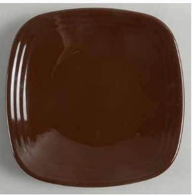 Fiestaware Chocolate Homer Laughlin Square Salad Plate