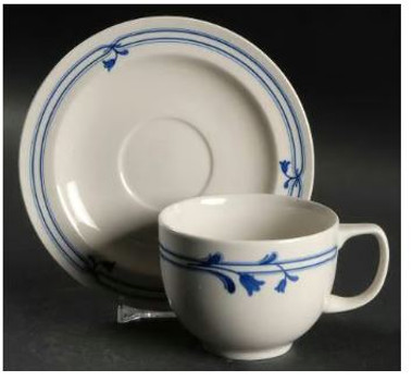 Bluebell Adams Wedgwood Cup And Saucer
