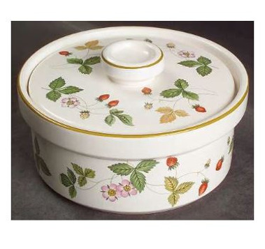 Wild Strawberry Wedgwood Individual Casserole With Lid