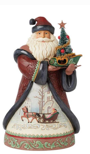 Holiday Manor Santa Jim Shore Heartwood Creek