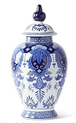 Chinoiserie Lidded Ginger Jar 20 Inch
