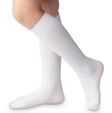 Socks White Size 9 1 Shoe Socks Classic Nylon Knee High Jefferies