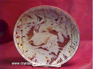 Memory Of The Wolf 2263A Bradford Exchange Plate