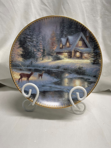 Dear Creek Cottage 1016E Bradford Exchange Plate