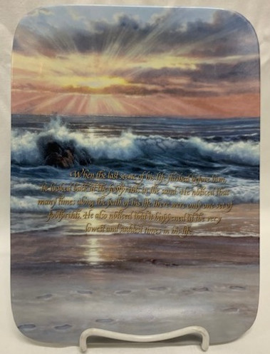 Along The Path 8068B Bradford Exchange Plate