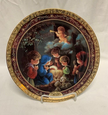 Come Let Us Adore Him 1846A Bradford Exchange Plate