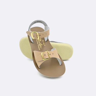 Salt Water Latte Size 5 Adult Sun Sandals By Hoy Shoes