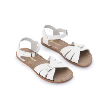 Sw Classic White Size 3 Youth Sun Sandals By Hoy Shoes