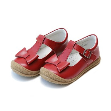 Emma Bow Mary Jane Red Lamour Shoes Size 11