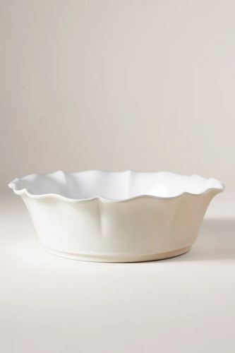Rosa White Serving Bowl