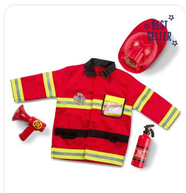 Fire Chief Role Play Costume S