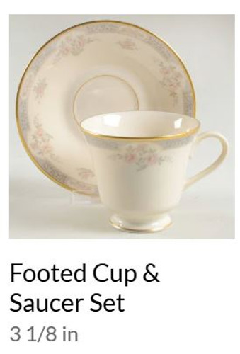 Somerset Lenox Cup And Saucer