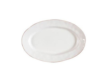 Cantaria White Small Oval Platter