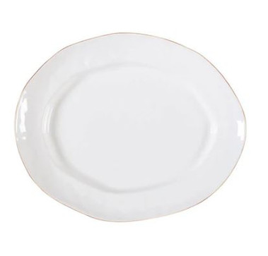 Cantaria White Large Oval Platter