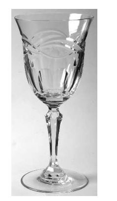 Eden Miller Rogaska Wine Goblet