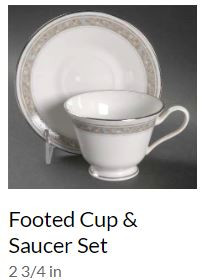 Rendezuous Cup and Saucer