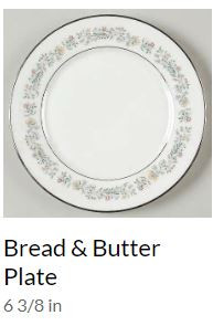 Tenderly Bread and Butter Plate
