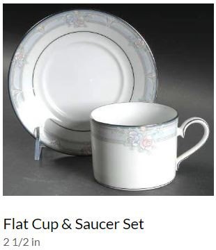Lancashire Cup and Saucer Lenox