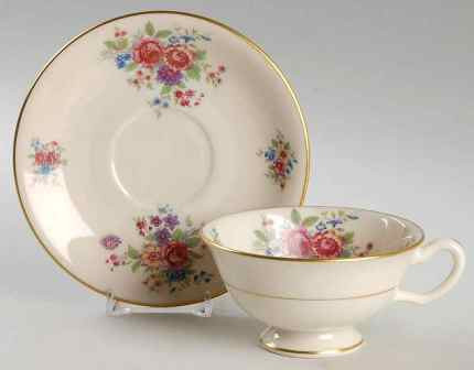 Aurora Cup and Saucer-Lenox