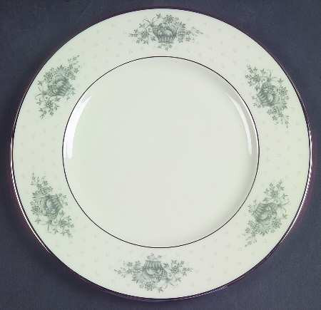 Beacon Hill Grey Round Salad Plate-Lenox