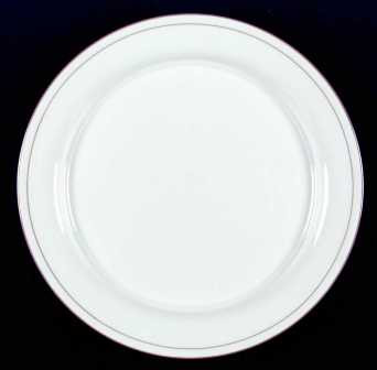 Beige Pinstripes Dinner Plate