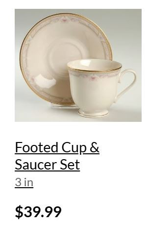Bellaire Cup and Saucer