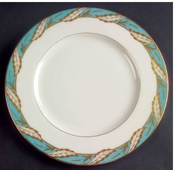 Bellevue Sea Green Round Salad Plate