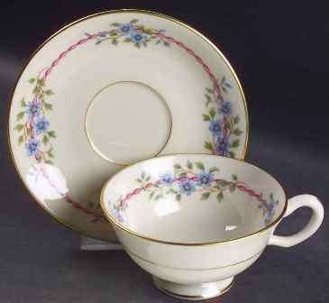 Belvidere Cup and Saucer Lenox