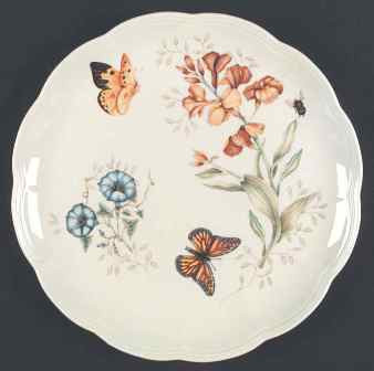 Meadow Monarch Round Salad Plate