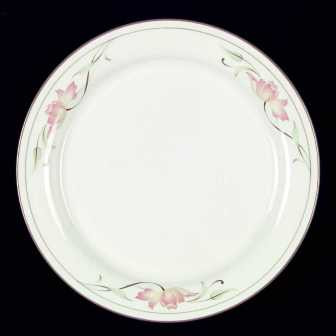 Blossoms On Beige Dinner Plate