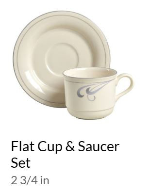 Grey Brushstrokes Cup and Saucer-Lenox