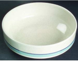 Brushwork Blue Round Soup Cereal Bowl