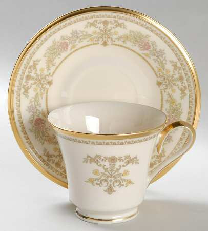 Castle Garden Cup and Saucer