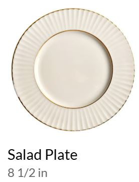 Citation Round Salad Plate