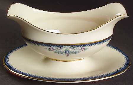 Columbia Gravy Boat and Stand Lenox
