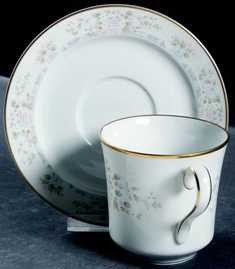 Daisy Basket Cup and Saucer-Lenox